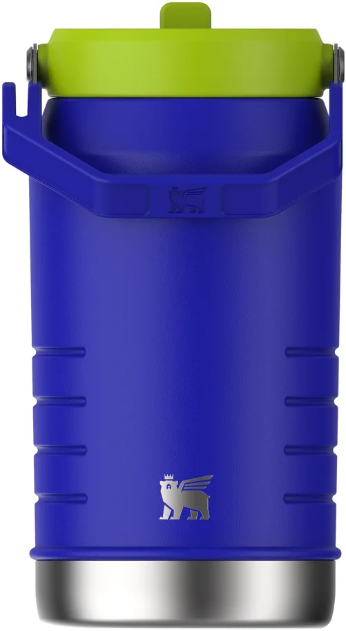 IceFlow Flip Straw Getränkespender 1.9l cobalt chartreuse