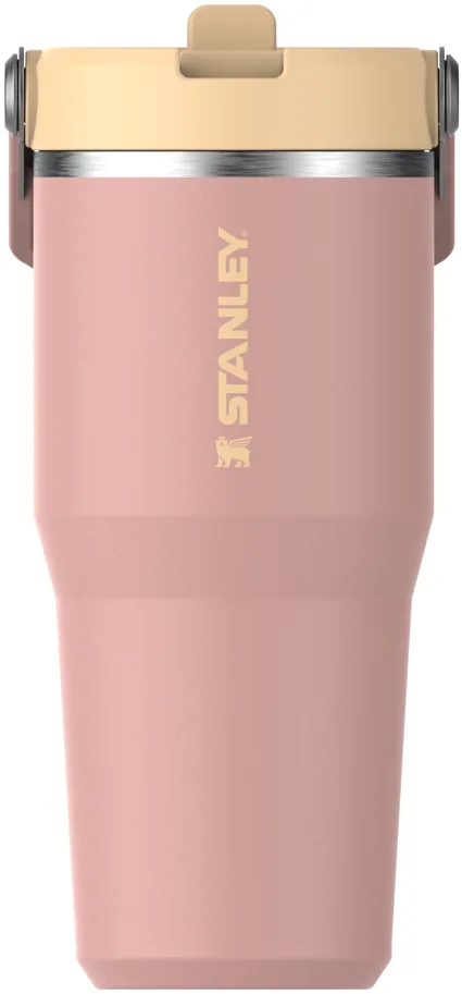 IceFlow Flip Straw Becher 0.41l peach rose