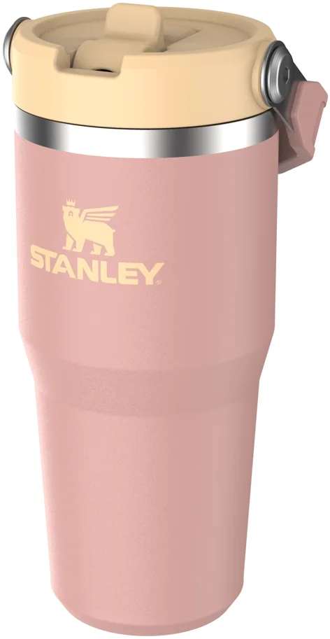 IceFlow Flip Straw Becher 0.41l peach rose