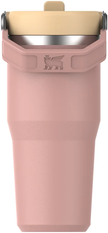 IceFlow Flip Straw Becher 0.41l peach rose