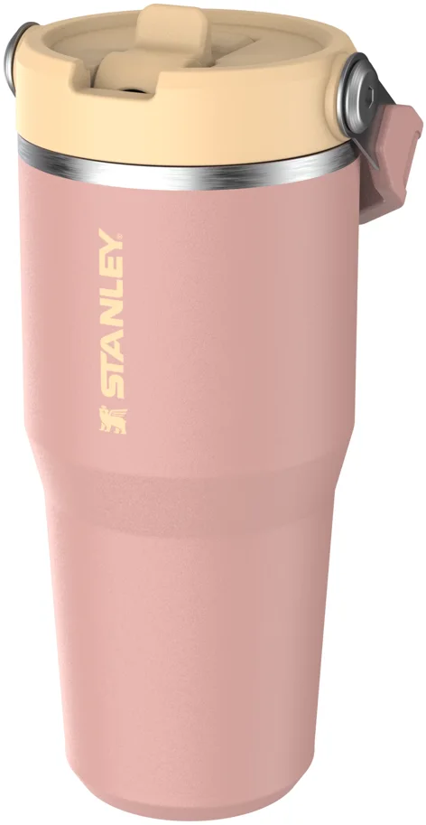 IceFlow Flip Straw Becher 0.41l peach rose