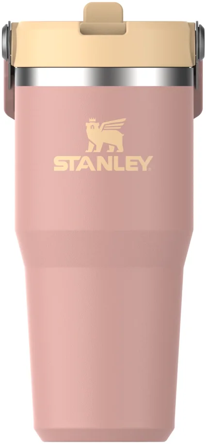 IceFlow Flip Straw Becher 0.41l peach rose