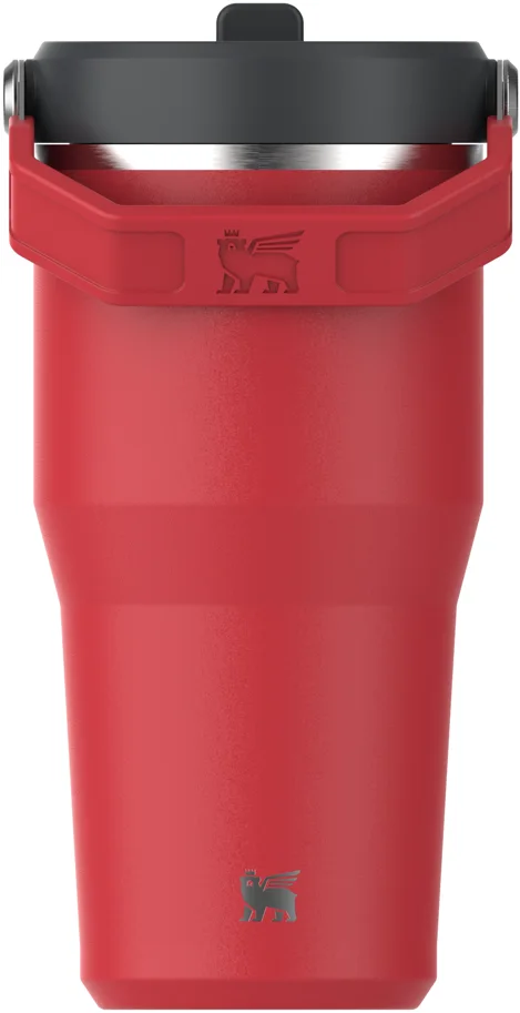 IceFlow Flip Straw Becher 0.6l chili black