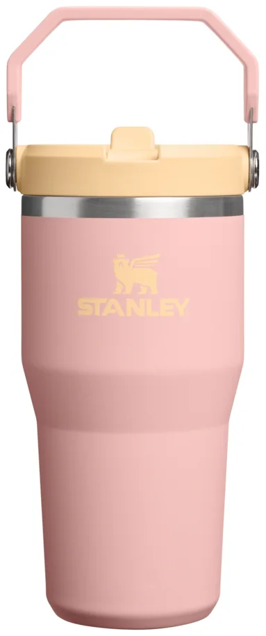 IceFlow Flip Straw Becher 0.6l peach rose