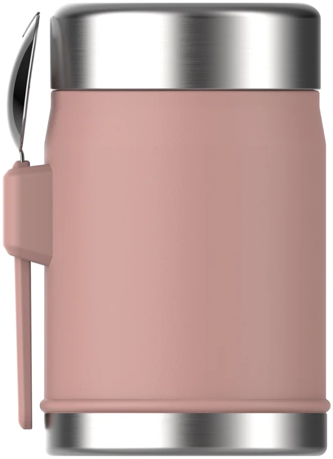 Legendary Food Jar + Spork 0.4l peach rose