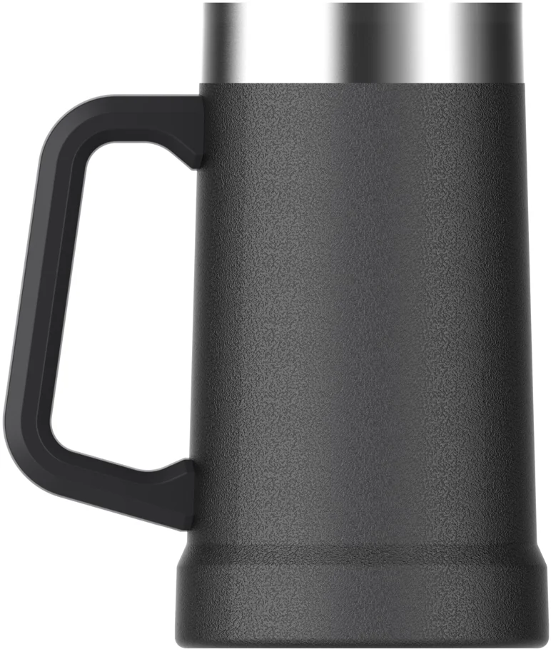 Stay Chill Stein Bierkrug 0.7l hammertone black