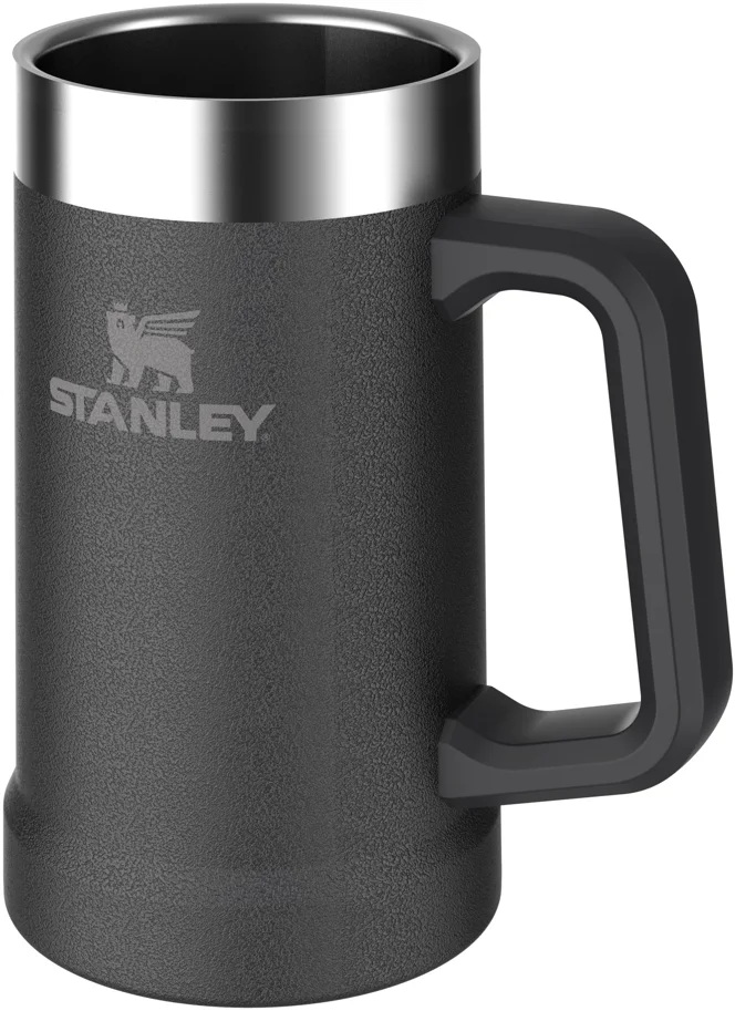 Stay Chill Stein Bierkrug 0.7l hammertone black