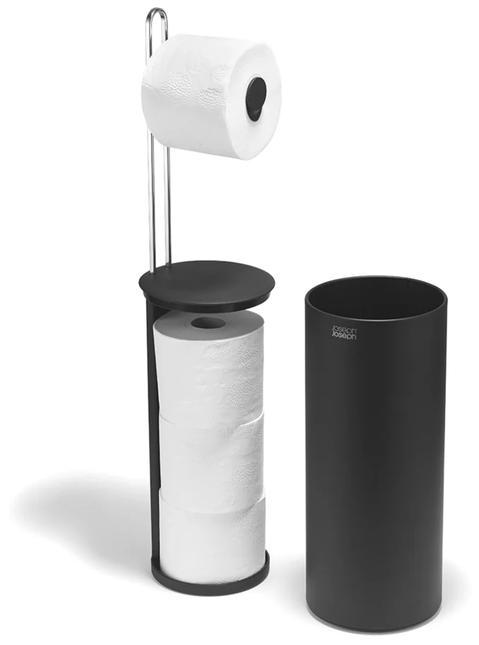 EasyStore Toilettenpapierhalter schwarz