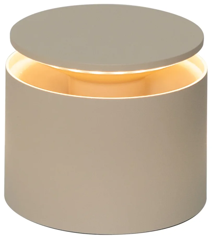 Push-Up Tischlampe D12x8.3cm sand