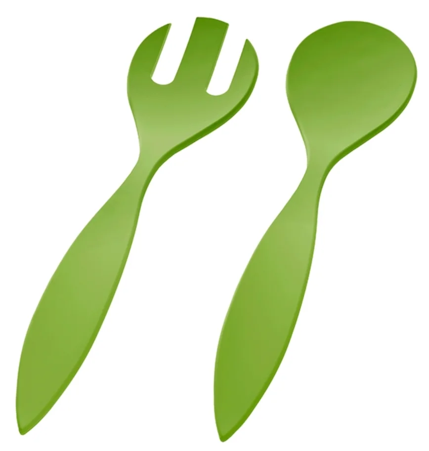 Salatbesteck 30cm Biopolymer grün