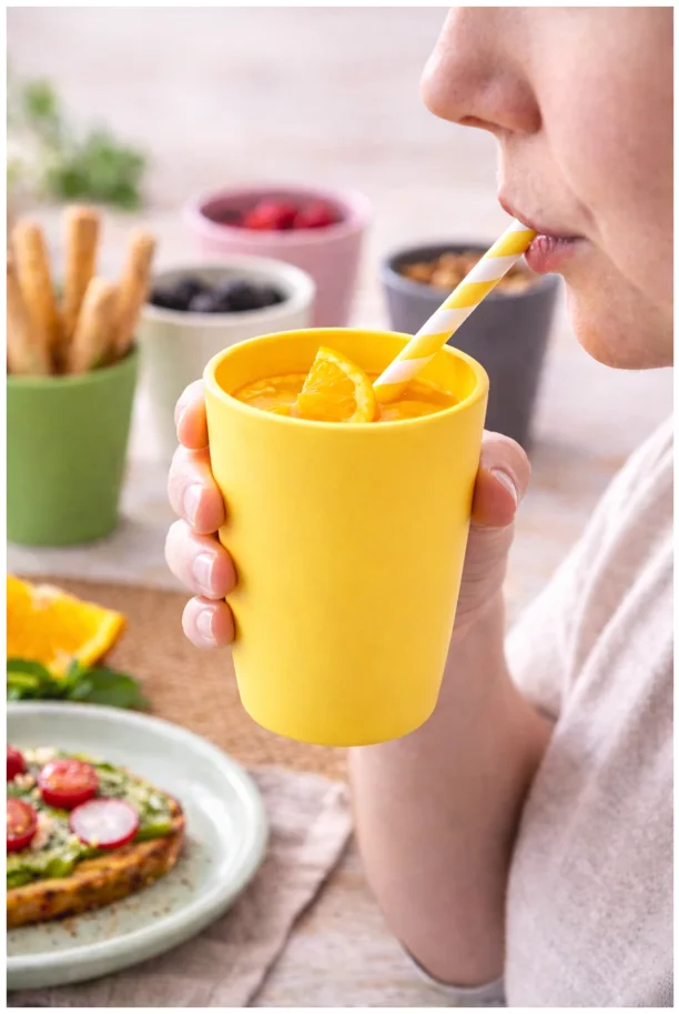 Trinkbecher Biopolymer grün