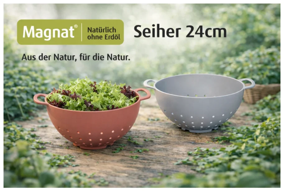 Salatsieb 24cm Biopolymer urban-grey