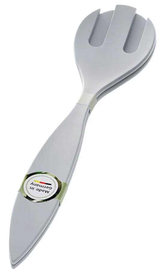 Salatbesteck 30cm Biopolymer silber