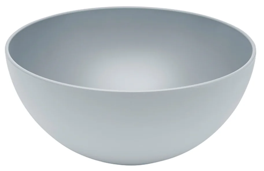 Schüssel 30cm Biopolymer silber