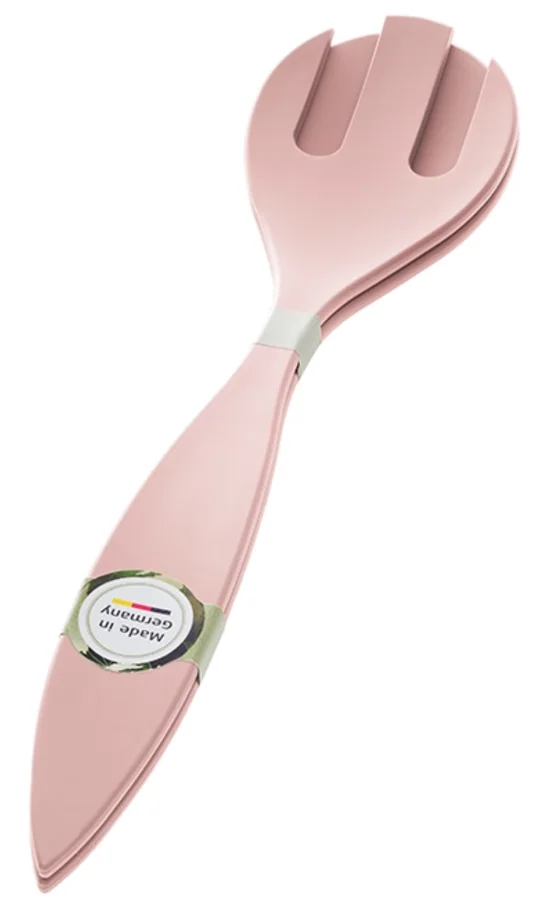 Salatbesteck 30cm Biopolymer pink cherry