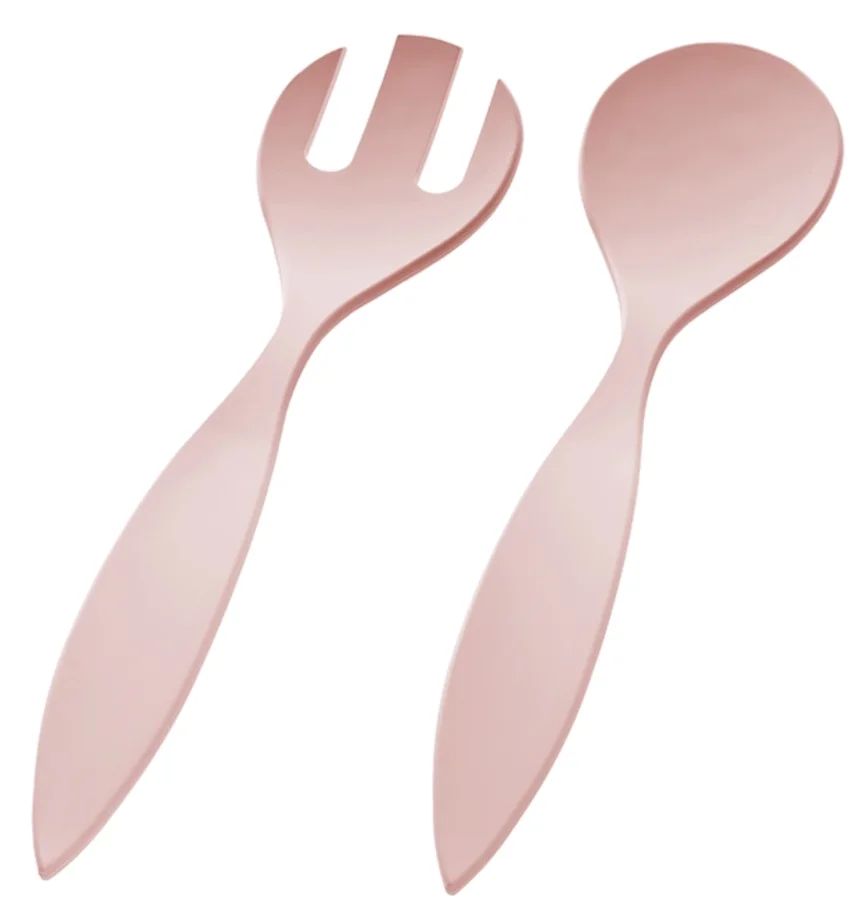 Salatbesteck 30cm Biopolymer pink cherry