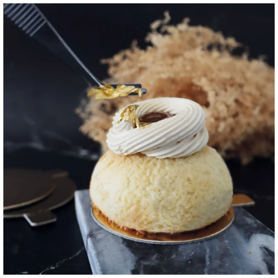 4 Stk. Dekogoldplättchen 24 Karat 3.8 x 3.8cm