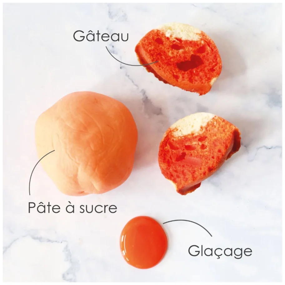 Lebensmittelfarbe Gel orange 20g