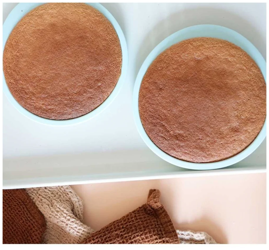 5er Set Backform für Schichtkuchen Silikon