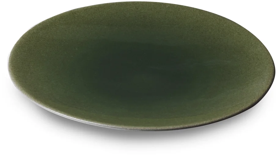NO.W 2 Teller flach D16cm H2cm grün