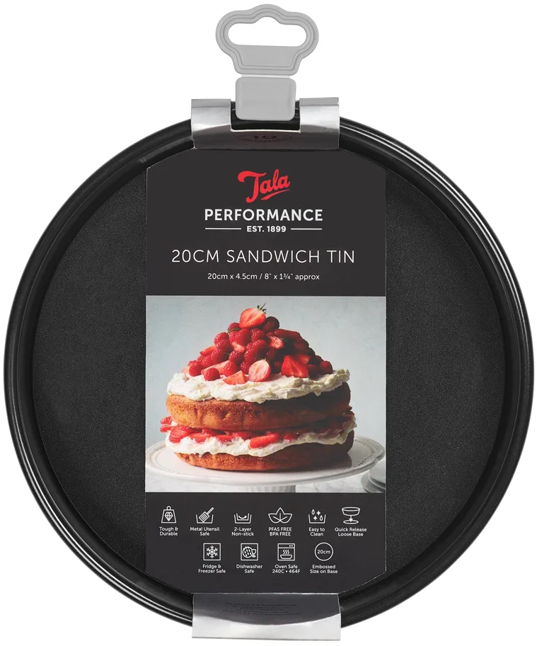 Backform Kuchen rund m losem Boden D20cm H4.5cm AH