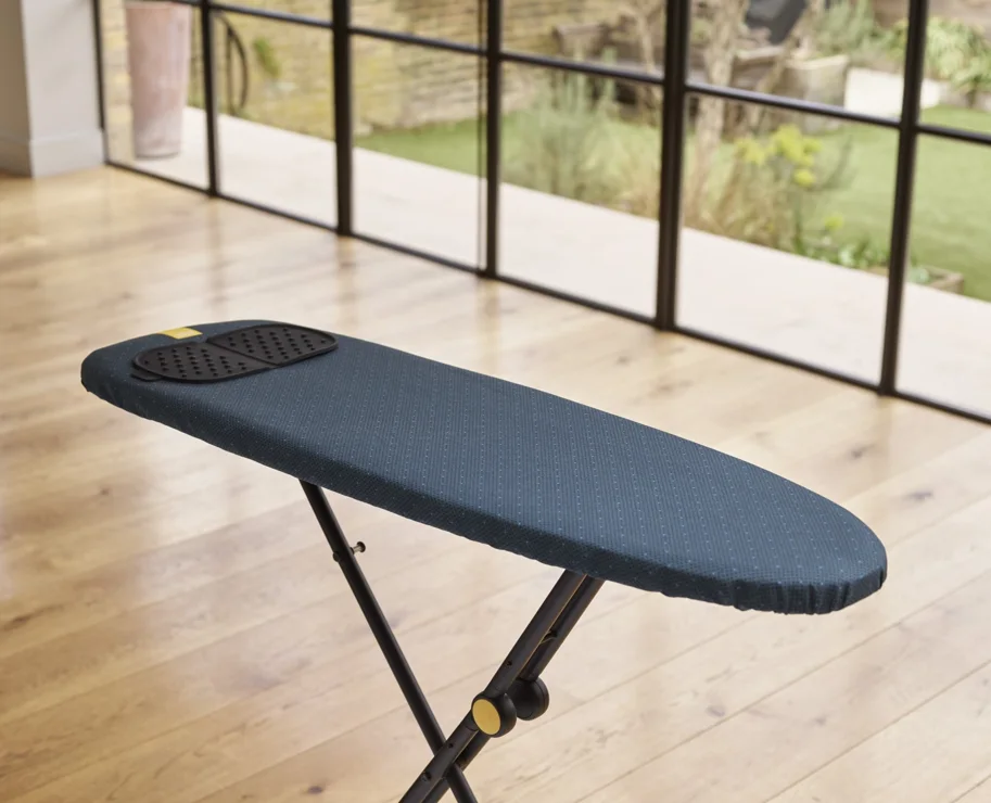 Glide Compact Plus Bu¨gelbrett Schwarz/Blau