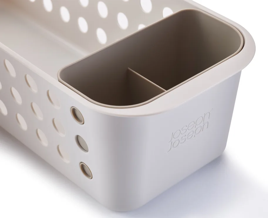EasyStore Aufbewahrungskorb schmal ecru B16 x T40 x H13cm