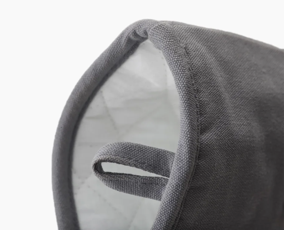 Pinch Ofenhandschuh Paar Baumwolle anthrazit