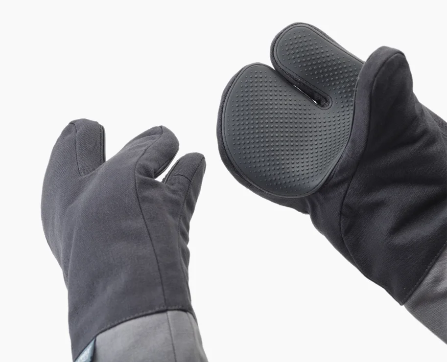 Pinch Ofenhandschuh Paar Baumwolle anthrazit