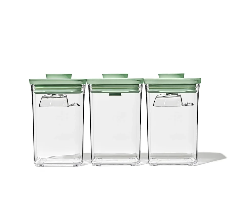 3er Set GG Pop Aufbewahrungsboxen mit Löffel 30ml grün