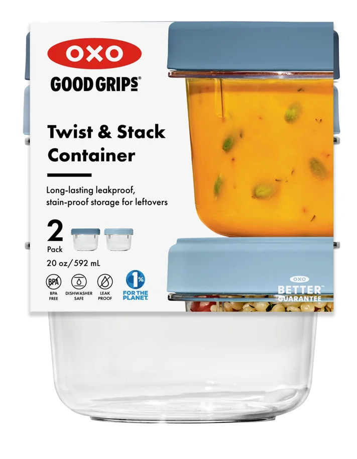 2er Set GG Twist & Stack Aufbewahrungsbox 550ml