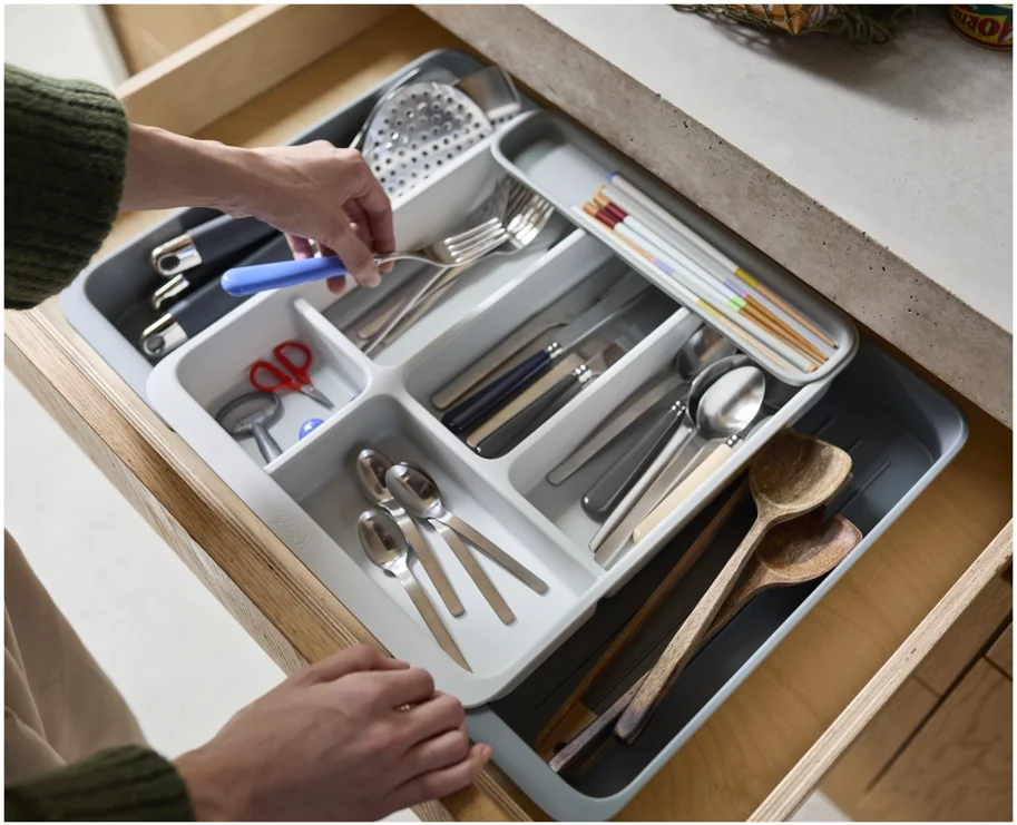 DrawerStore Besteckkasten erweiterbar aus recycl. Kunststoff