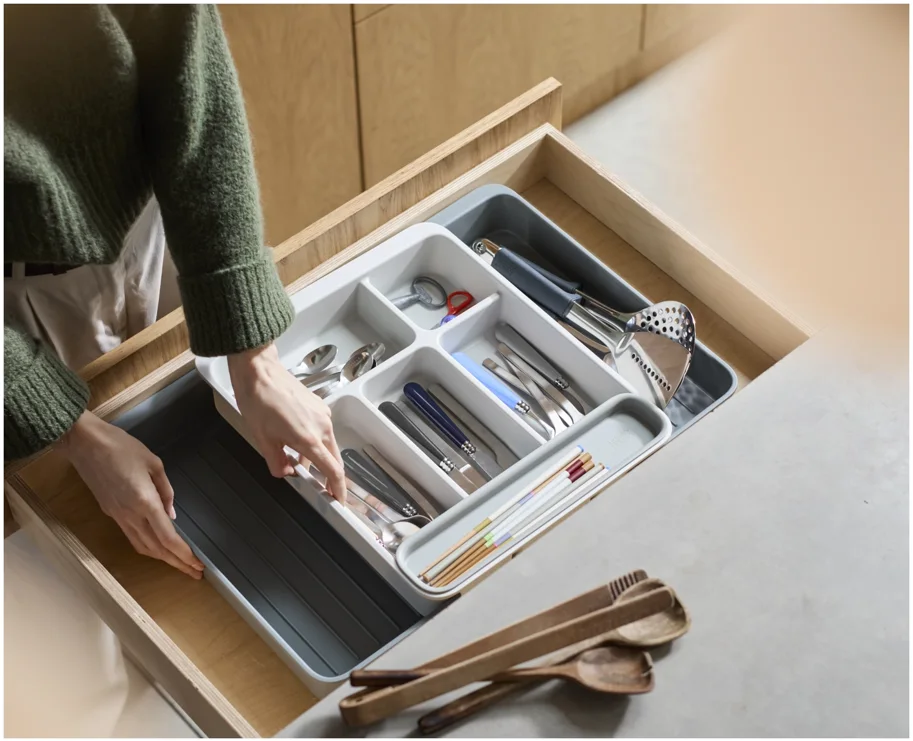 DrawerStore Besteckkasten erweiterbar aus recycl. Kunststoff