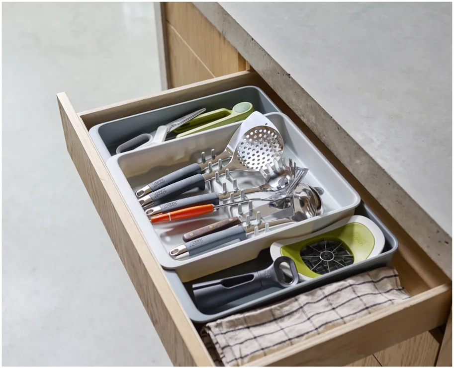DrawerStore Besteckkasten für Utensilien recycl. Kunststoff