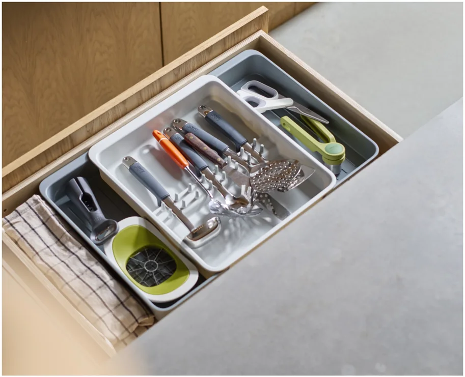 DrawerStore Besteckkasten für Utensilien recycl. Kunststoff