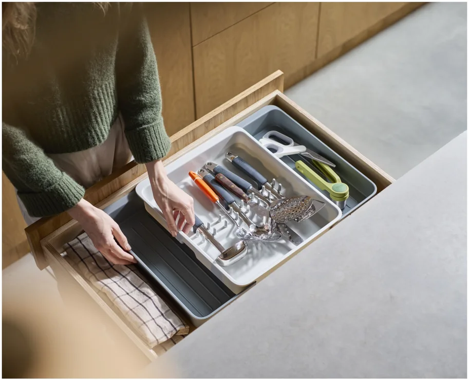 DrawerStore Besteckkasten für Utensilien recycl. Kunststoff