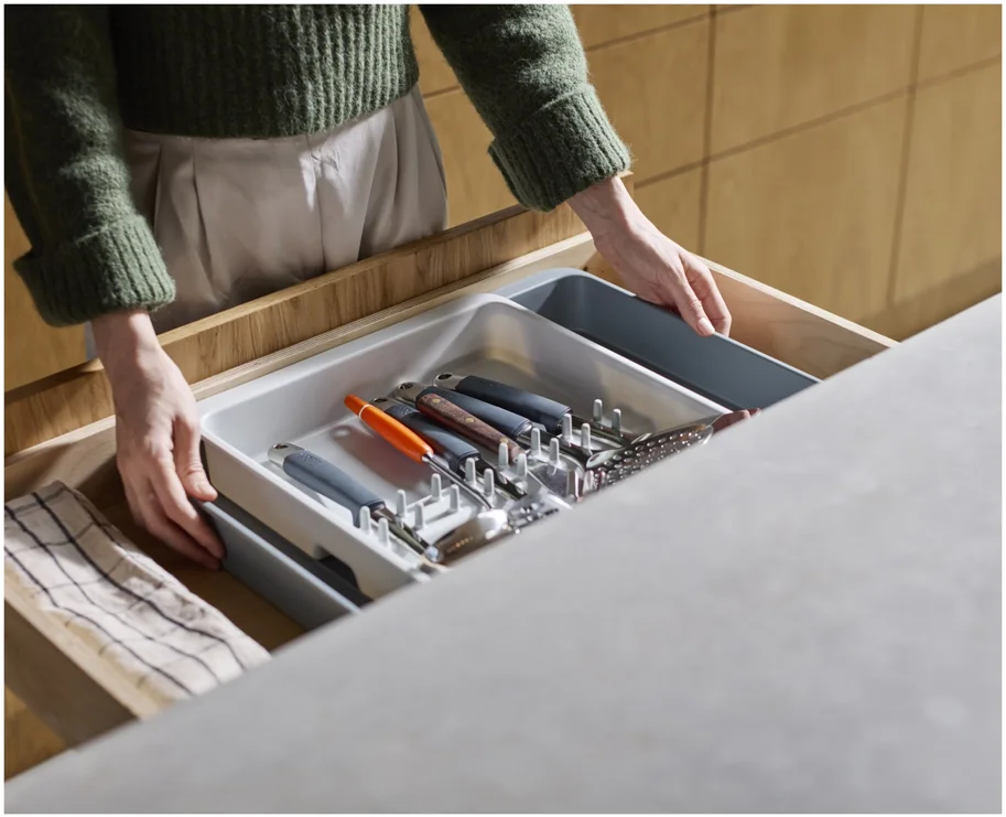 DrawerStore Besteckkasten für Utensilien recycl. Kunststoff