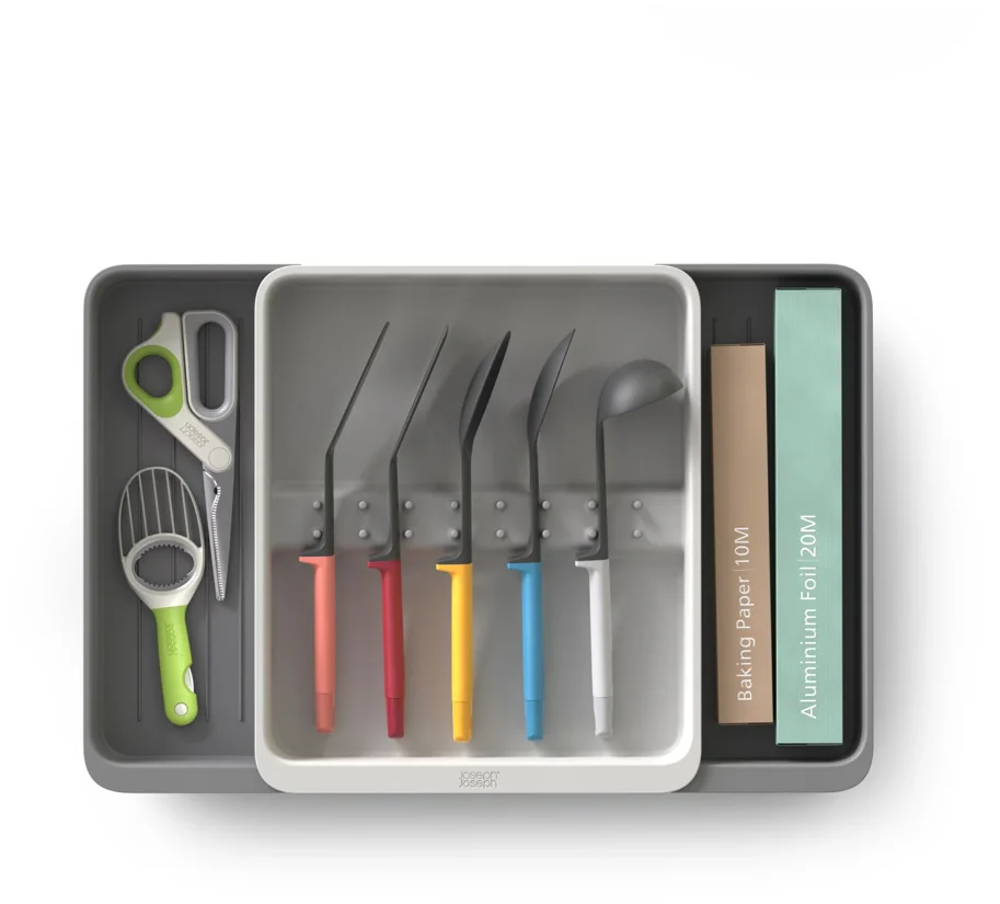 DrawerStore Besteckkasten für Utensilien recycl. Kunststoff