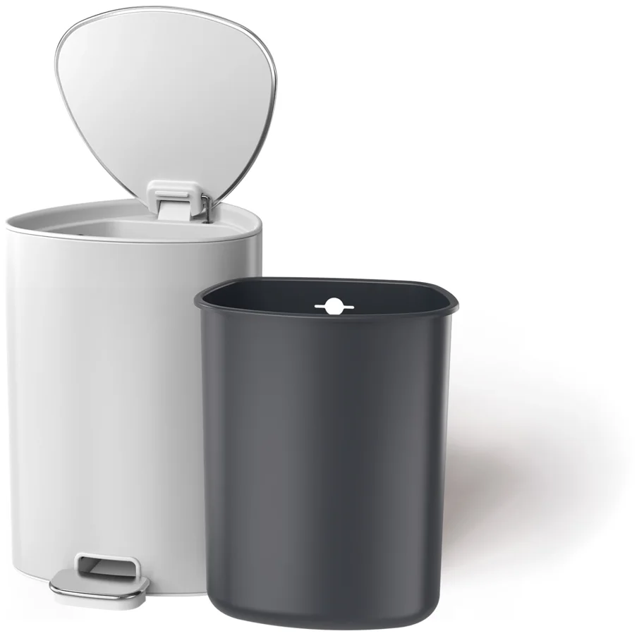 EasyStore 5L Badezimmereimer Weiss