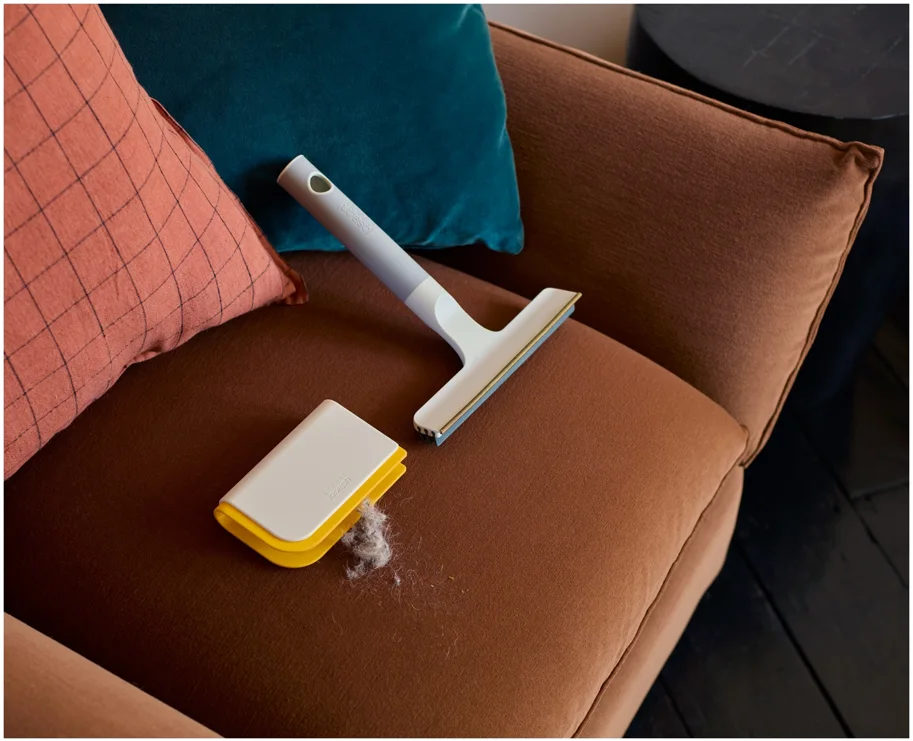 CleanTech 2-in-1 Teppich Reinigungsgadget hellgrau