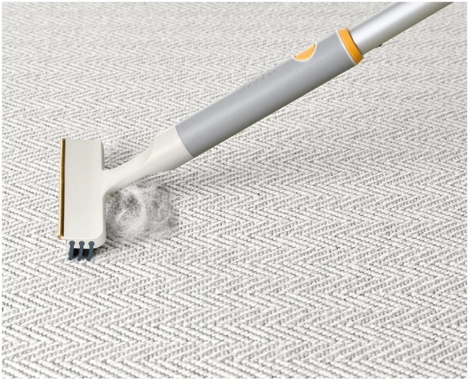 CleanTech 2-in-1 Teppich Reinigungsgadget hellgrau