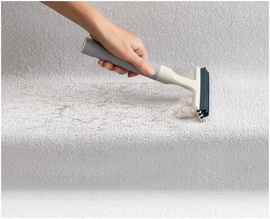 CleanTech 2-in-1 Teppich Reinigungsgadget hellgrau