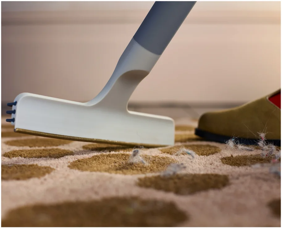 CleanTech 2-in-1 Teppich Reinigungsgadget hellgrau