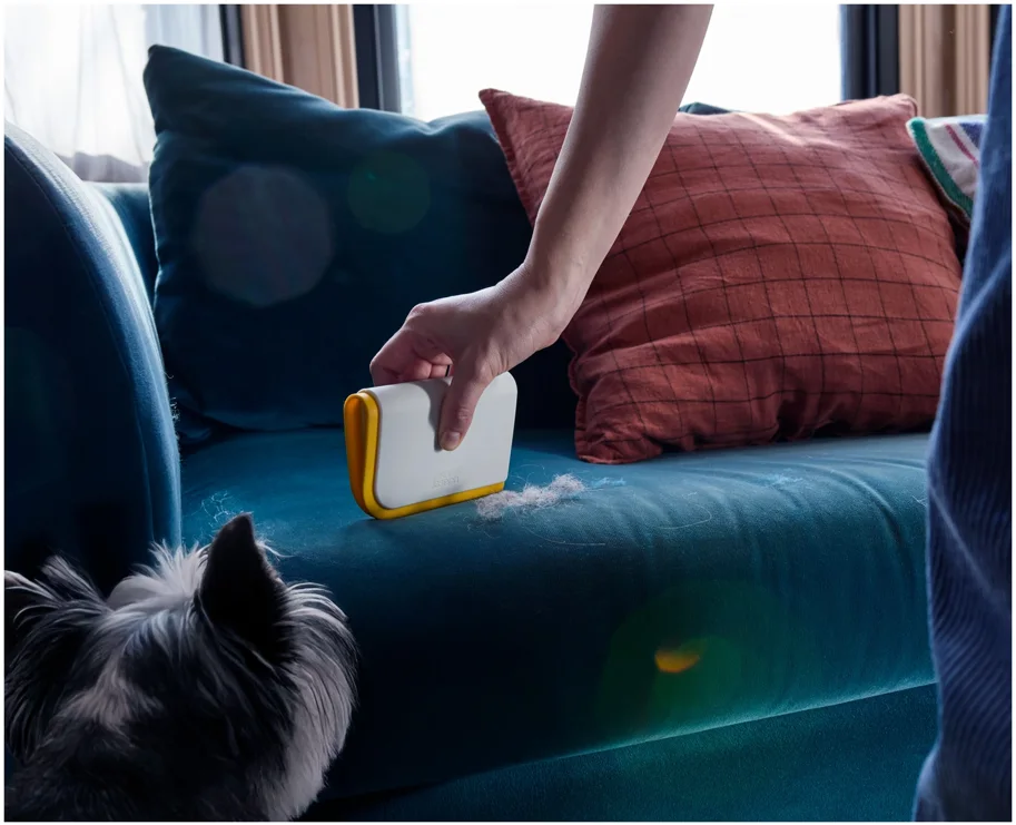 CleanTech 3-in-1 Tierhaare Reinigungsgadget hellgrau