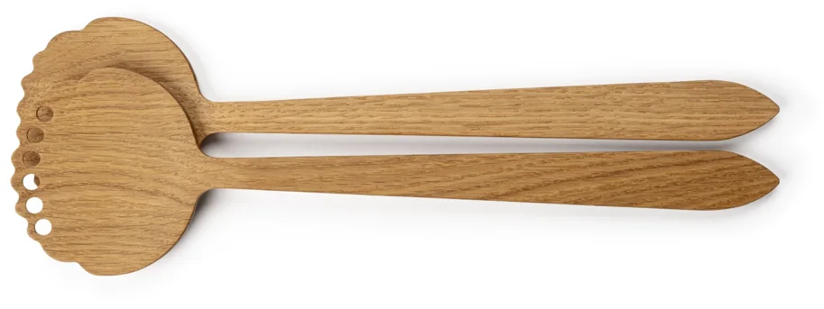 Eiche Salatbesteck 32.5cm