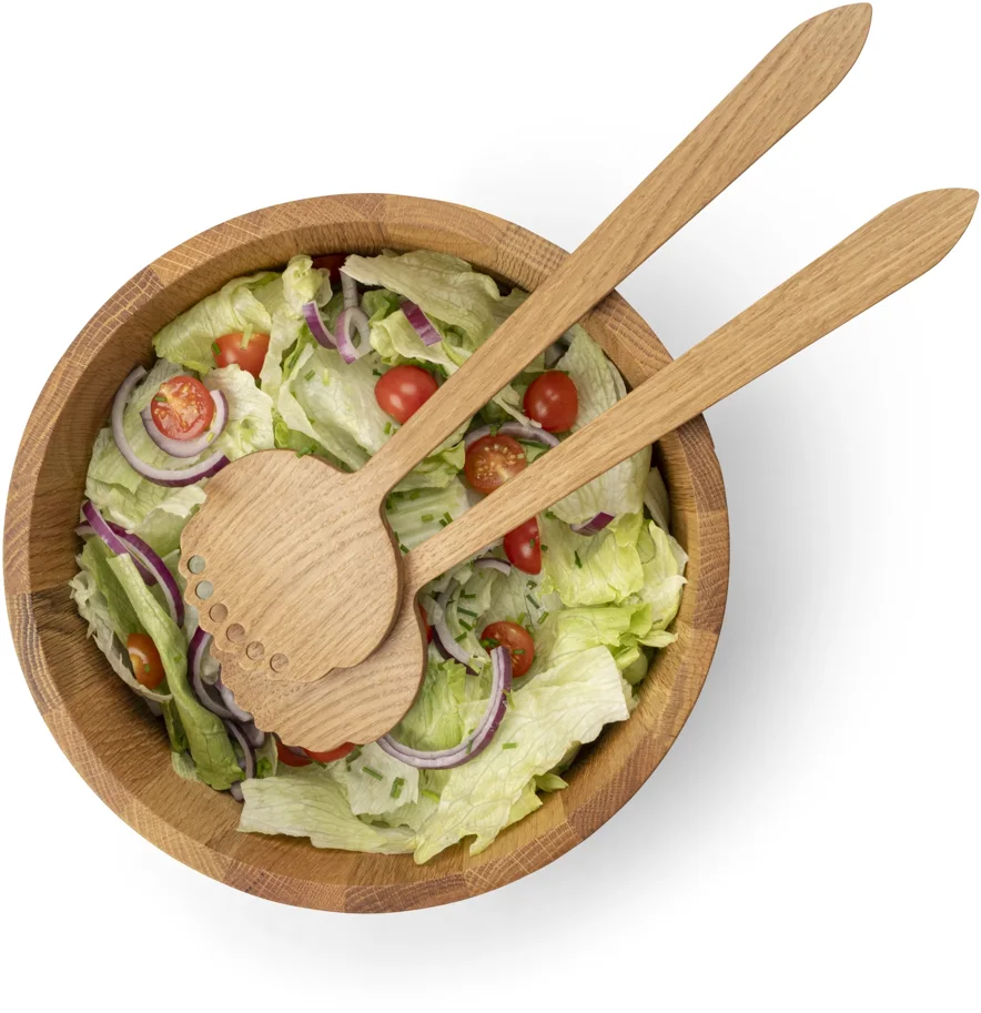Eiche Salatbesteck 32.5cm