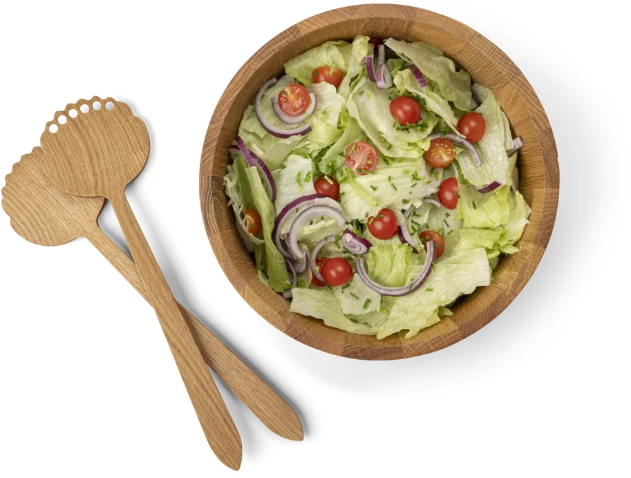 Eiche Salatbesteck 32.5cm