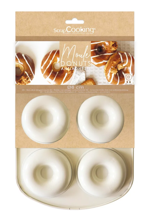 Backform für 6 Donuts antihaftbeschichtet