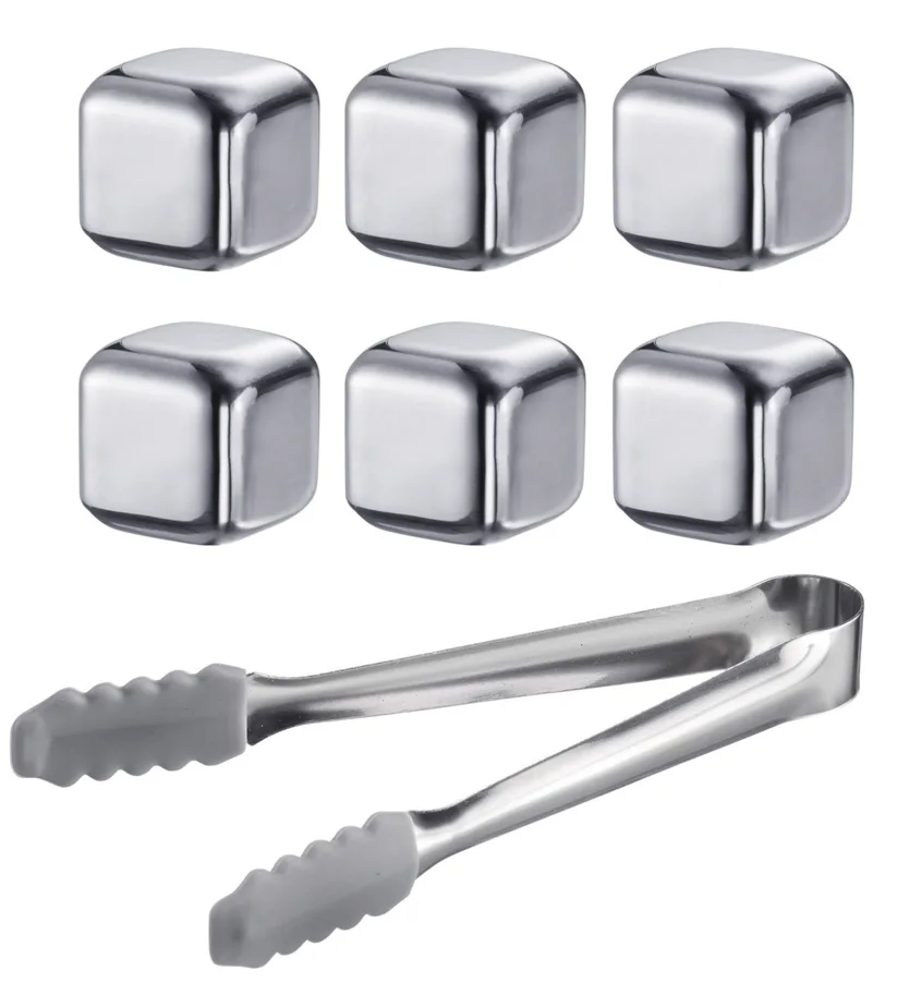 7 tlg. Set Eiswürfel mit Zange Cosmo