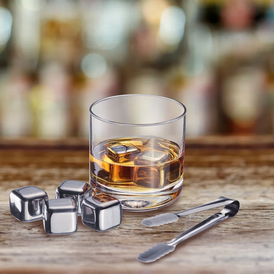 7 tlg. Set Eiswürfel mit Zange Cosmo